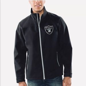 NFL Las Vegas Raiders G-III Sports by Carl Banks Pregame Full-Zip Jacket Size S